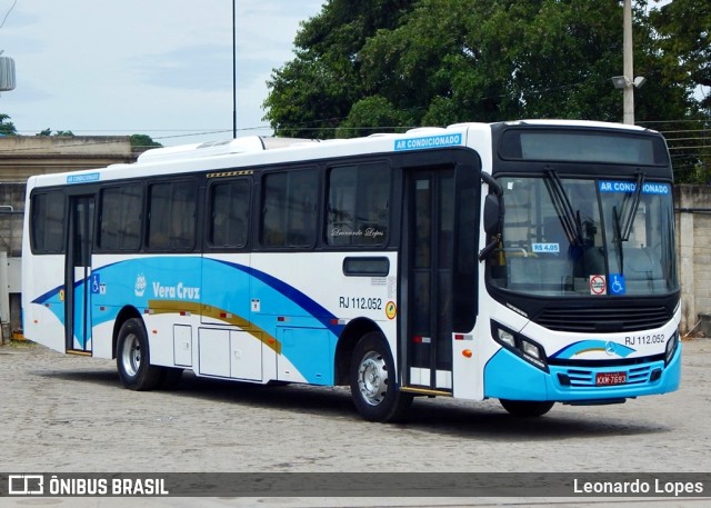 Auto Viação Vera Cruz - Belford Roxo RJ 112.052 na cidade de Belford Roxo, Rio de Janeiro, Brasil, por Leonardo Lopes. Número da foto: #8654808.
