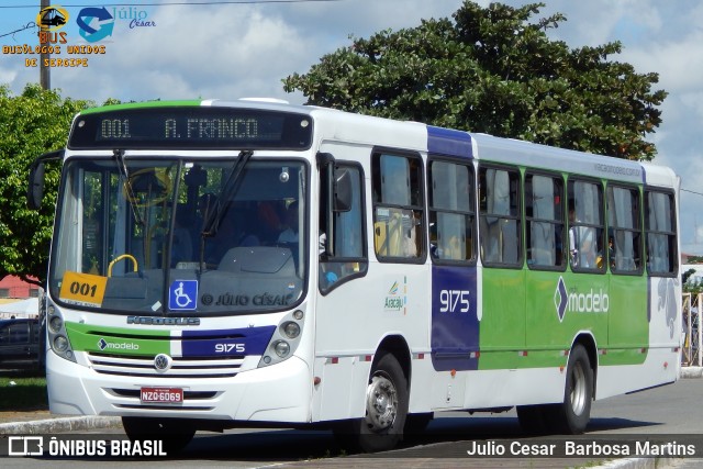Viação Modelo 9175 na cidade de Aracaju, Sergipe, Brasil, por Julio Cesar  Barbosa Martins. Número da foto: #8654885.