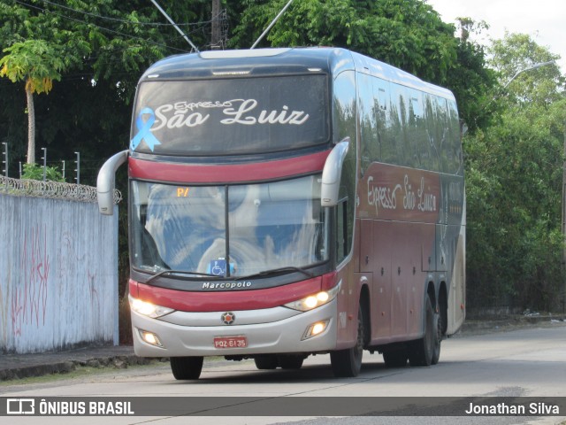 Expresso São Luiz 7980 na cidade de Recife, Pernambuco, Brasil, por Jonathan Silva. Número da foto: #8654086.