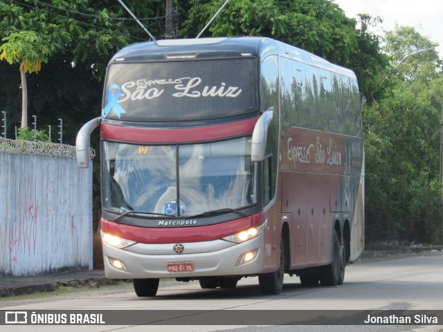 Expresso São Luiz 7980 na cidade de Recife, Pernambuco, Brasil, por Jonathan Silva. ID da foto: 8654086.