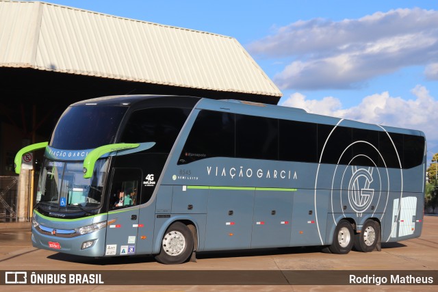 Viação Garcia 8545 na cidade de Maringá, Paraná, Brasil, por Rodrigo Matheus. ID da foto: 8656143.