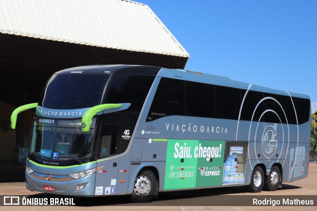 Viação Garcia 8404 na cidade de Maringá, Paraná, Brasil, por Rodrigo Matheus. Número da foto: #8659399.