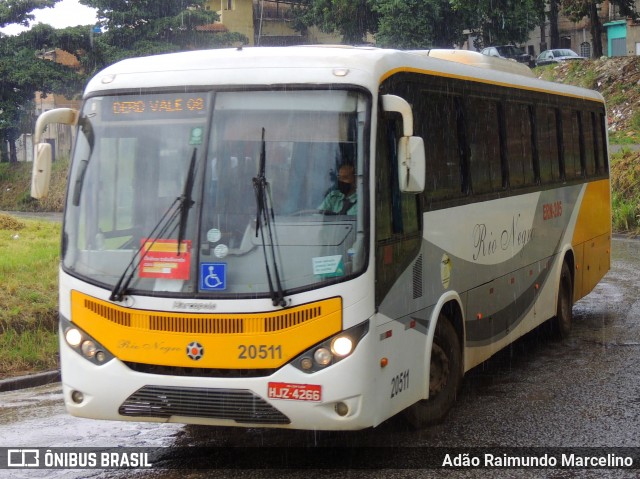 Rio Negro Fretamento e Turismo 20511 na cidade de Belo Horizonte, Minas Gerais, Brasil, por Adão Raimundo Marcelino. ID da foto: 8659454.