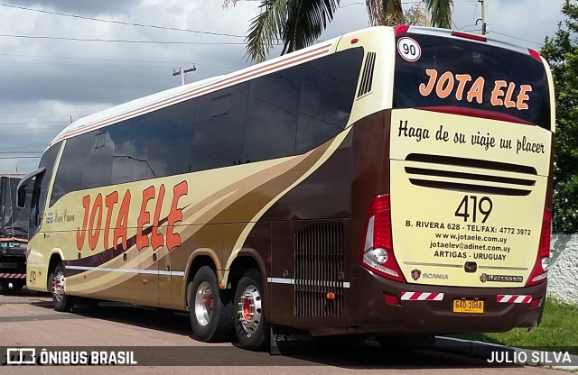 Empresa Jota Ele de Transportes 419 na cidade de Esteio, Rio Grande do Sul, Brasil, por JULIO SILVA. Número da foto: #8658892.
