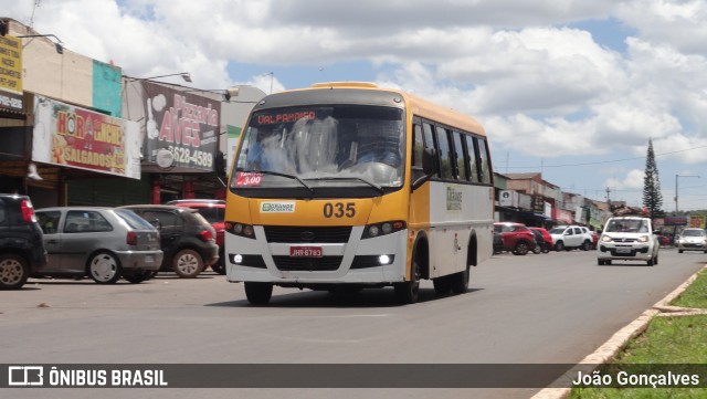 Grande Ocidental 035 na cidade de Novo Gama, Goiás, Brasil, por João Gonçalves. Número da foto: #8658815.