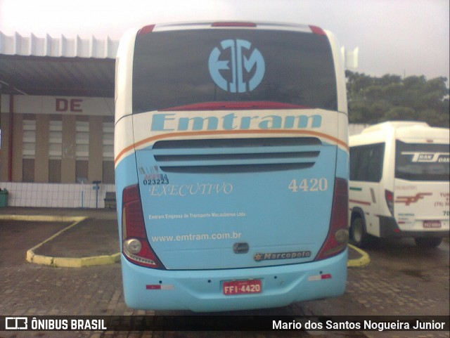 Emtram 4420 na cidade de Ipirá, Bahia, Brasil, por Mario dos Santos Nogueira Junior. ID da foto: 8656627.