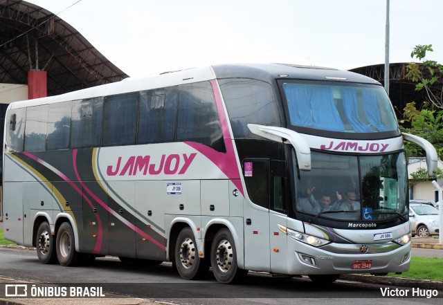 Viação Jam Joy 8814 na cidade de Imperatriz, Maranhão, Brasil, por Victor Hugo. ID da foto: 8656859.