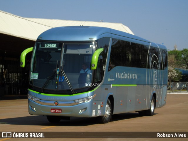 Viação Garcia 8145 na cidade de Maringá, Paraná, Brasil, por Robson Alves. ID da foto: 8659527.