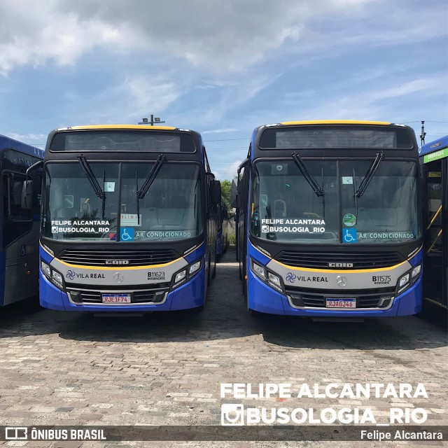 Viação Vila Real B11623 na cidade de Rio de Janeiro, Rio de Janeiro, Brasil, por Felipe Alcantara. Número da foto: #8656857.