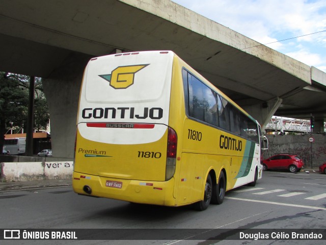 Empresa Gontijo de Transportes 11810 na cidade de Belo Horizonte, Minas Gerais, Brasil, por Douglas Célio Brandao. ID da foto: 8657783.