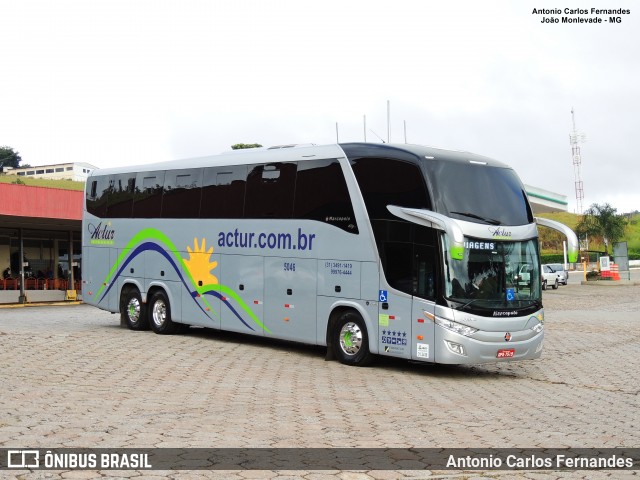 Actur Viagens 5046 na cidade de João Monlevade, Minas Gerais, Brasil, por Antonio Carlos Fernandes. Número da foto: #8657482.