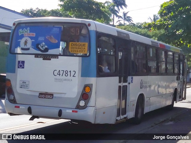 Viação Redentor C47812 na cidade de Rio de Janeiro, Rio de Janeiro, Brasil, por Jorge Gonçalves. Número da foto: #8657055.