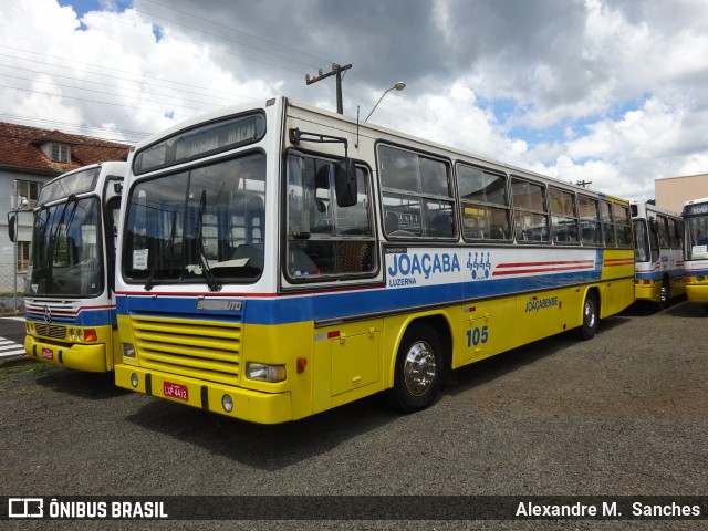 Empresa Joaçabense de Transportes Coletivos 105 na cidade de Luzerna, Santa Catarina, Brasil, por Alexandre M.  Sanches. ID da foto: 8659608.