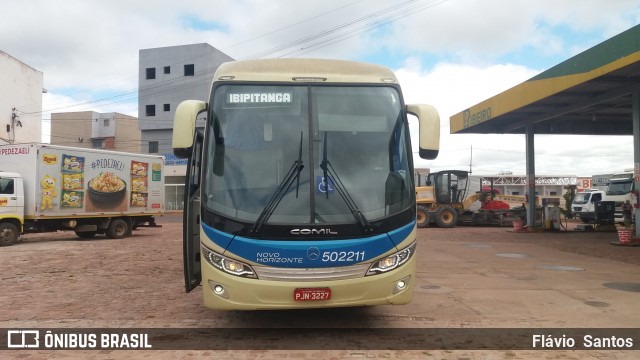Viação Novo Horizonte 502211 na cidade de Barra da Estiva, Bahia, Brasil, por Flávio  Santos. Número da foto: #8656913.