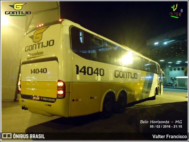 Empresa Gontijo de Transportes 14040 na cidade de Belo Horizonte, Minas Gerais, Brasil, por Valter Francisco. ID da foto: 8658619.