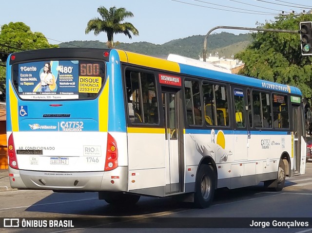 Viação Redentor C47752 na cidade de Rio de Janeiro, Rio de Janeiro, Brasil, por Jorge Gonçalves. ID da foto: 8657039.