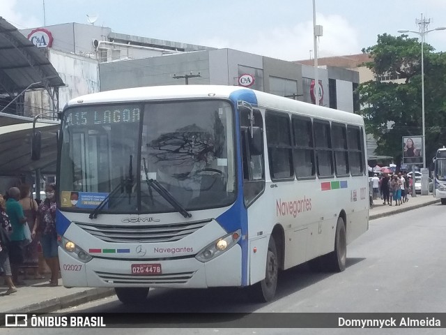 Consórcio Navegantes - 02 > Viação São Jorge > Transurb Transporte Urbano 02027 na cidade de João Pessoa, Paraíba, Brasil, por Domynnyck Almeida. ID da foto: 8657030.