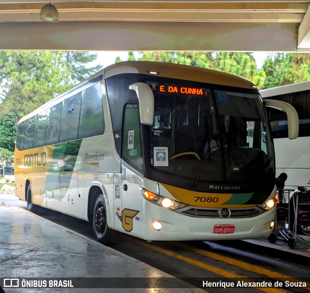 Empresa Gontijo de Transportes 7080 na cidade de Salvador, Bahia, Brasil, por Henrique Alexandre de Souza. ID da foto: 8659021.