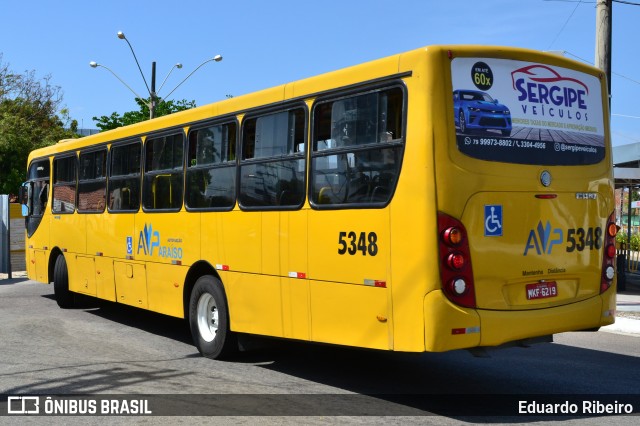 AVP - Auto Viação Paraíso 5348 na cidade de Aracaju, Sergipe, Brasil, por Eduardo Ribeiro. ID da foto: 8656838.