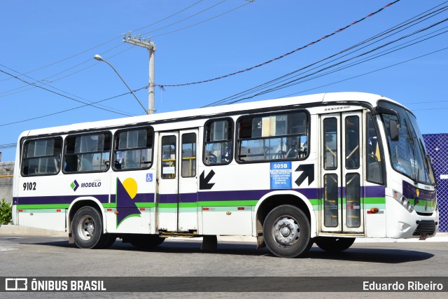 Viação Modelo 9102 na cidade de Aracaju, Sergipe, Brasil, por Eduardo Ribeiro. ID da foto: 8656820.