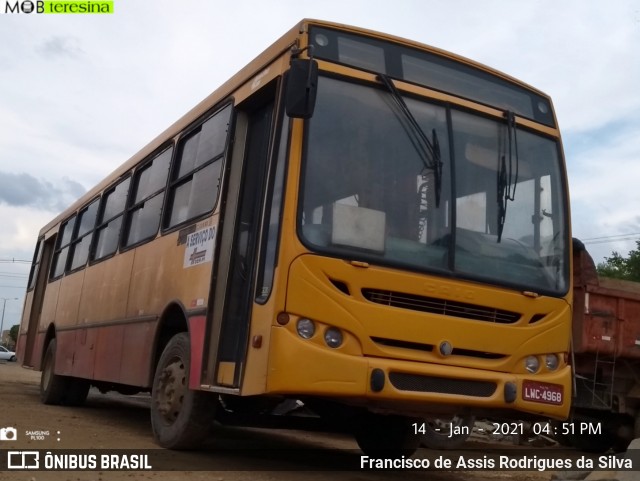 Ônibus Particulares 4968 na cidade de Teresina, Piauí, Brasil, por Francisco de Assis Rodrigues da Silva. ID da foto: 8656754.