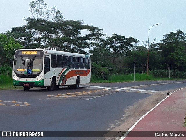 Empresa de Transportes Andorinha 6366 na cidade de Presidente Venceslau, São Paulo, Brasil, por Carlos Morais. Número da foto: #8656934.