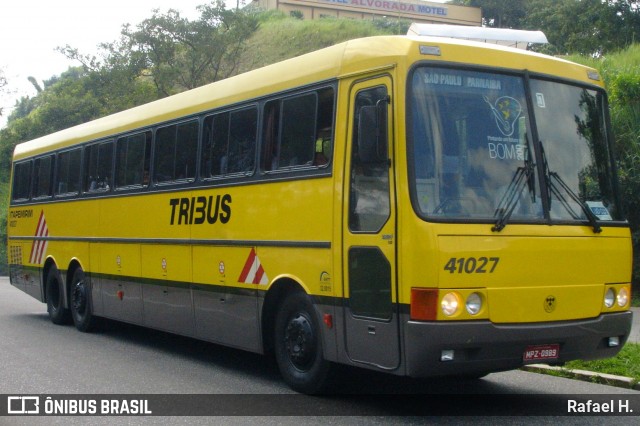 Viação Itapemirim 41027 na cidade de Barra do Piraí, Rio de Janeiro, Brasil, por Rafael H.. ID da foto: 8659196.