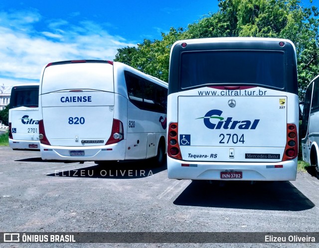 Citral Transporte e Turismo 2704 na cidade de São Leopoldo, Rio Grande do Sul, Brasil, por Elizeu Oliveira. Número da foto: #8657741.