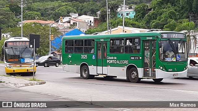 Empresa Gazômetro de Transportes 3525 na cidade de Porto Alegre, Rio Grande do Sul, Brasil, por Max Ramos. ID da foto: 8659841.