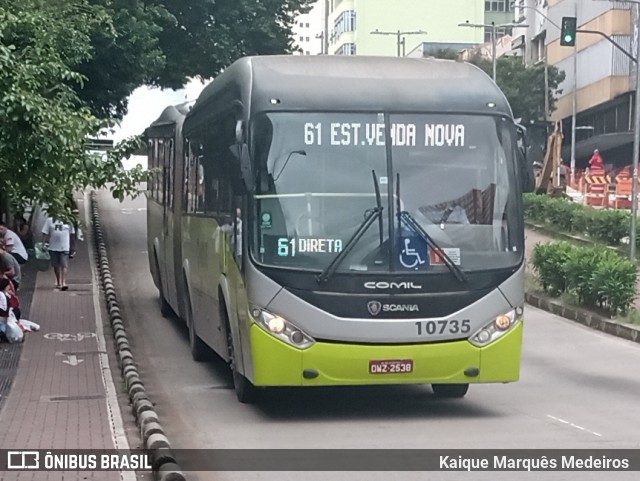 Milênio Transportes 10735 na cidade de Belo Horizonte, Minas Gerais, Brasil, por Kaique Marquês Medeiros . Número da foto: #8660235.