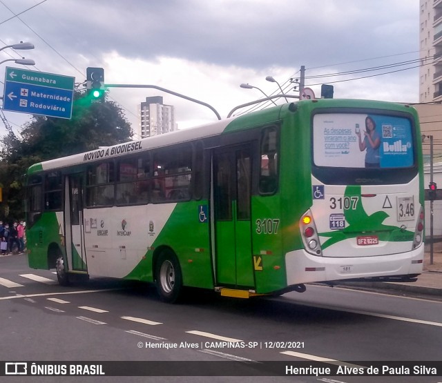 VB Transportes e Turismo 3107 na cidade de Campinas, São Paulo, Brasil, por Henrique Alves de Paula Silva. Número da foto: #8661161.