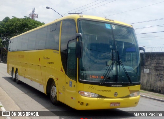 Viação Itapemirim 5541 na cidade de São Paulo, São Paulo, Brasil, por Marcus Padilha. ID da foto: 8662307.