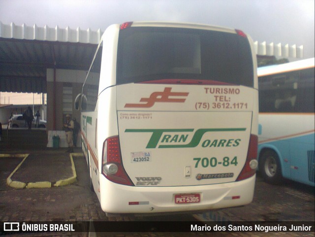 Transoares 700-84 na cidade de Ipirá, Bahia, Brasil, por Mario dos Santos Nogueira Junior. Número da foto: #8660027.