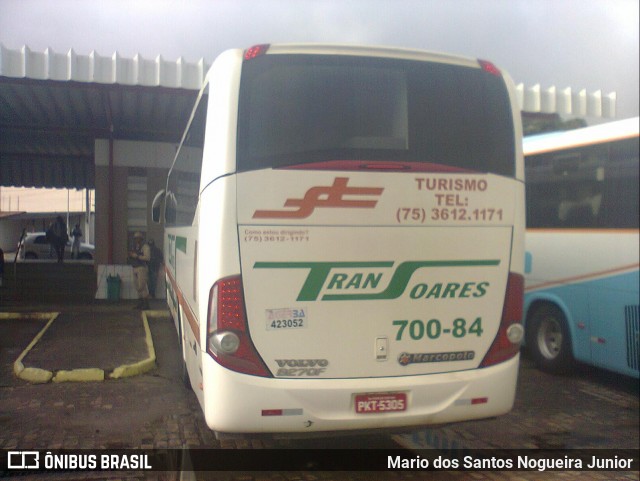 Transoares 700-84 na cidade de Ipirá, Bahia, Brasil, por Mario dos Santos Nogueira Junior. ID da foto: 8660027.