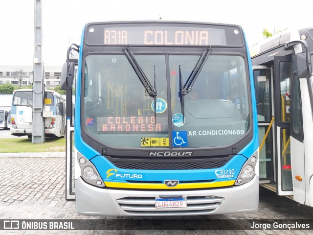 Transportes Futuro C30230 na cidade de Rio de Janeiro, Rio de Janeiro, Brasil, por Jorge Gonçalves. ID da foto: 8659896.