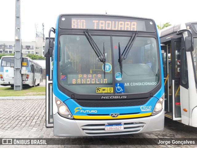 Transportes Futuro C30230 na cidade de Rio de Janeiro, Rio de Janeiro, Brasil, por Jorge Gonçalves. ID da foto: 8659881.