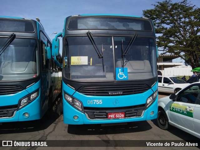 Taguatur - Taguatinga Transporte e Turismo 06755 na cidade de Brasília, Distrito Federal, Brasil, por Vicente de Paulo Alves. ID da foto: 8660955.