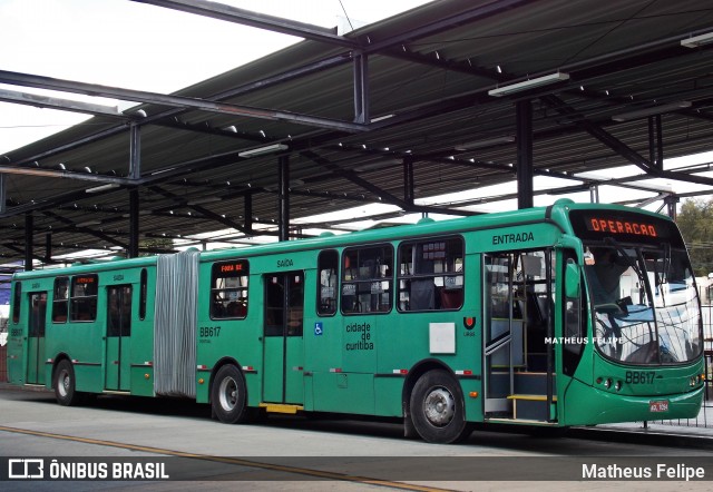 Transporte Coletivo Glória BB617 na cidade de Curitiba, Paraná, Brasil, por Matheus Felipe. Número da foto: #8661609.
