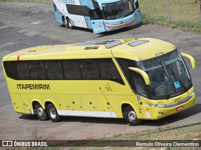Viação Itapemirim 60077 na cidade de São Luís, Maranhão, Brasil, por Remulo Oliveira Clementino. Número da foto: #8659842.