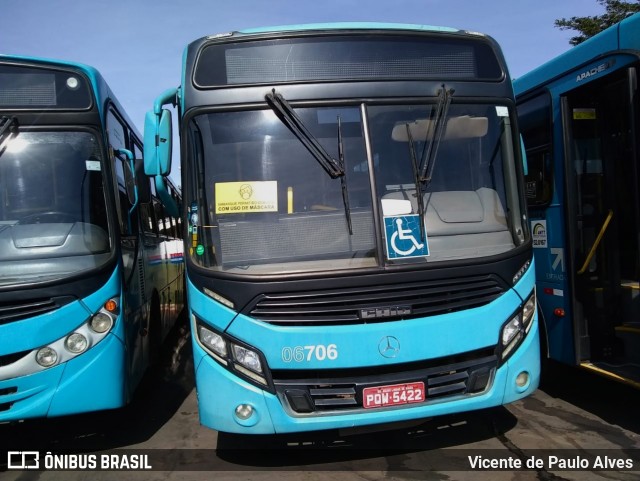 Taguatur - Taguatinga Transporte e Turismo 06706 na cidade de Brasília, Distrito Federal, Brasil, por Vicente de Paulo Alves. ID da foto: 8660916.