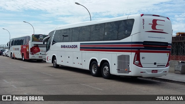 Expresso Embaixador 271 na cidade de Porto Alegre, Rio Grande do Sul, Brasil, por JULIO SILVA. Número da foto: #8660150.