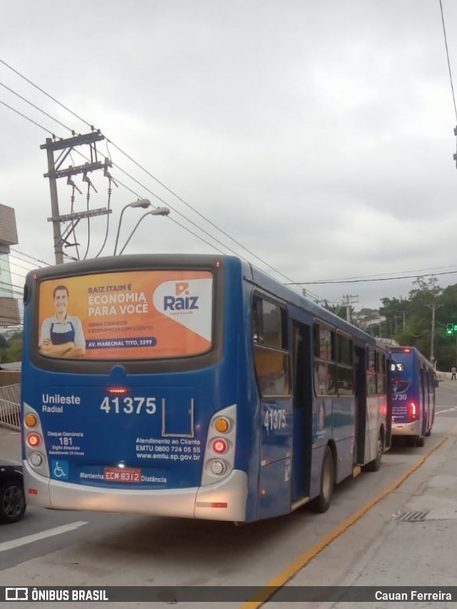 Radial Transporte Coletivo 41.375 na cidade de Itaquaquecetuba, São Paulo, Brasil, por Cauan Ferreira. Número da foto: #8663021.