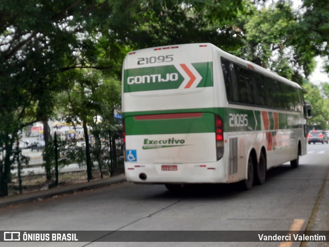 Empresa Gontijo de Transportes 21095 na cidade de São Paulo, São Paulo, Brasil, por Vanderci Valentim. ID da foto: 8663049.