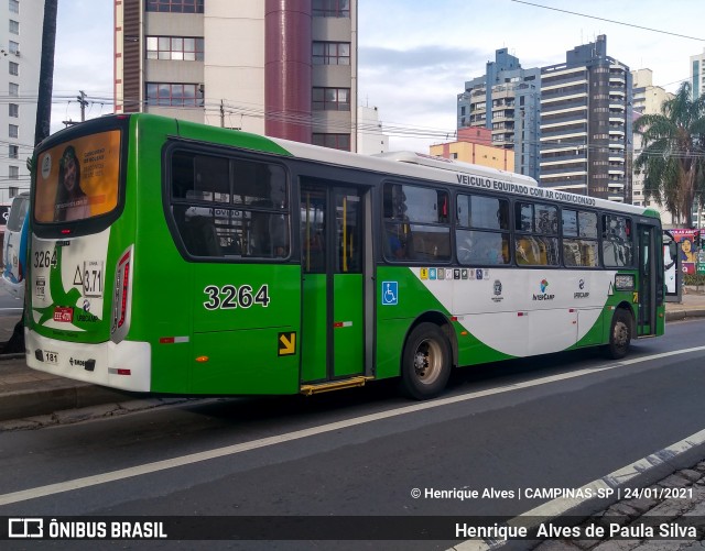 VB Transportes e Turismo 3264 na cidade de Campinas, São Paulo, Brasil, por Henrique Alves de Paula Silva. Número da foto: #8662802.