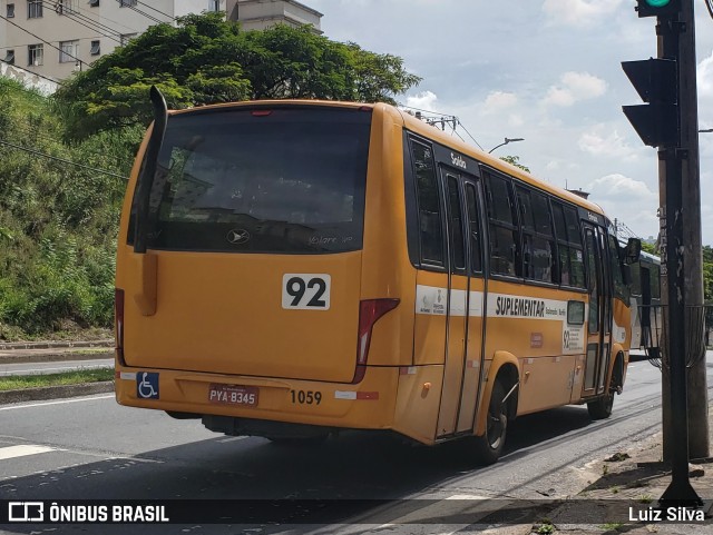 Transporte Suplementar de Belo Horizonte 1059 na cidade de Belo Horizonte, Minas Gerais, Brasil, por Luiz Silva. ID da foto: 8664132.