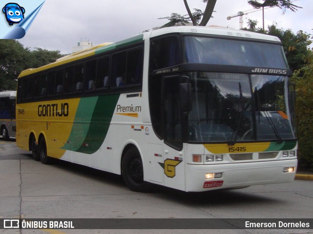Empresa Gontijo de Transportes 15415 na cidade de São Paulo, São Paulo, Brasil, por Emerson Dorneles. Número da foto: #8663000.