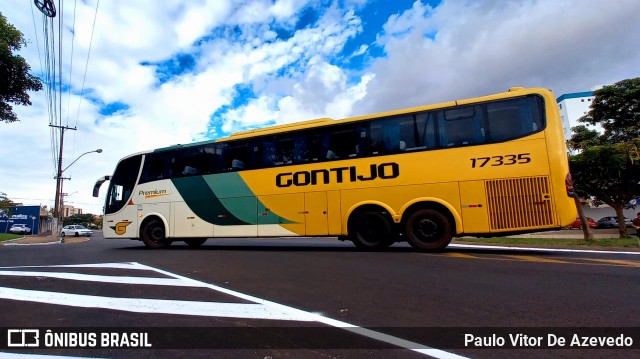 Empresa Gontijo de Transportes 17335 na cidade de Franca, São Paulo, Brasil, por Paulo Vitor De Azevedo. ID da foto: 8665239.