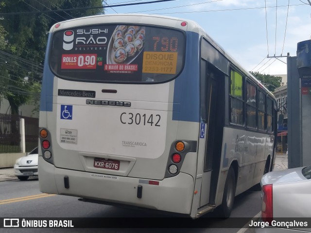 Transportes Futuro C30142 na cidade de Rio de Janeiro, Rio de Janeiro, Brasil, por Jorge Gonçalves. ID da foto: 8663835.