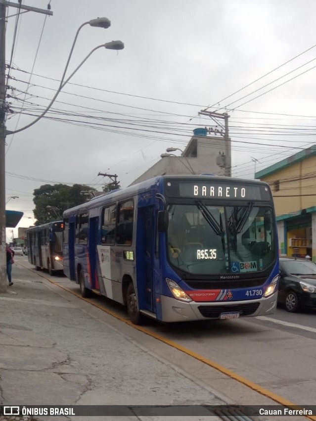 Radial Transporte Coletivo 41.730 na cidade de Itaquaquecetuba, São Paulo, Brasil, por Cauan Ferreira. ID da foto: 8663027.