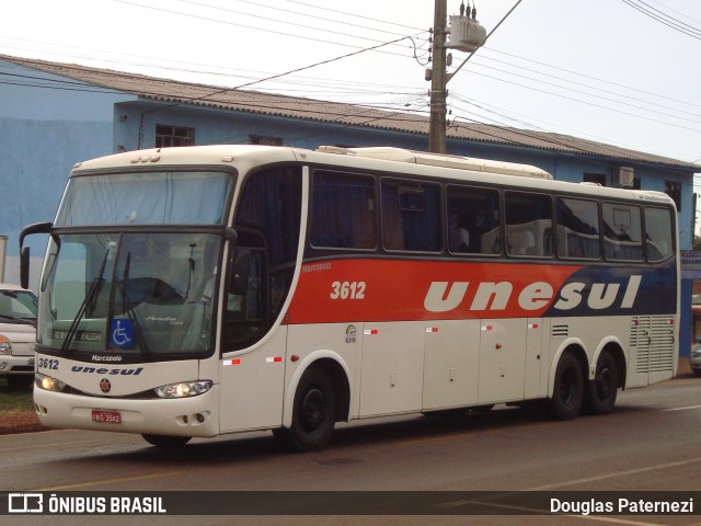 Unesul de Transportes 3612 na cidade de Cascavel, Paraná, Brasil, por Douglas Paternezi. ID da foto: 8663920.